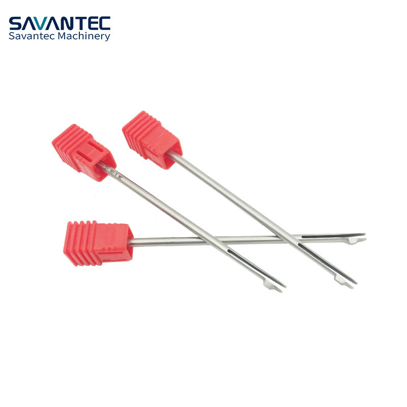 Savantec 0,8-13 mm en acier à grande vitesse Un passage de débroussaillage à bord unique outil de débroussaillage pour trou intérieur
