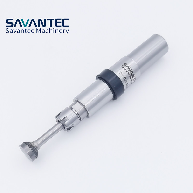 Porte-outil pour tour CNC Savantec, acier à outils SV-FTD0, pour le serrage des outils d'ébavurage